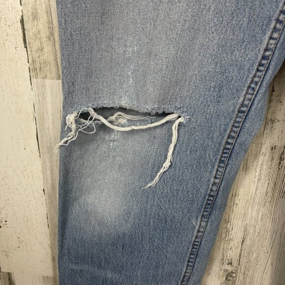 Levi's 550 denim jeans BUNDLE LOT 2 pairs 34 x 32 distressed grunge workwear - Picture 3 of 13